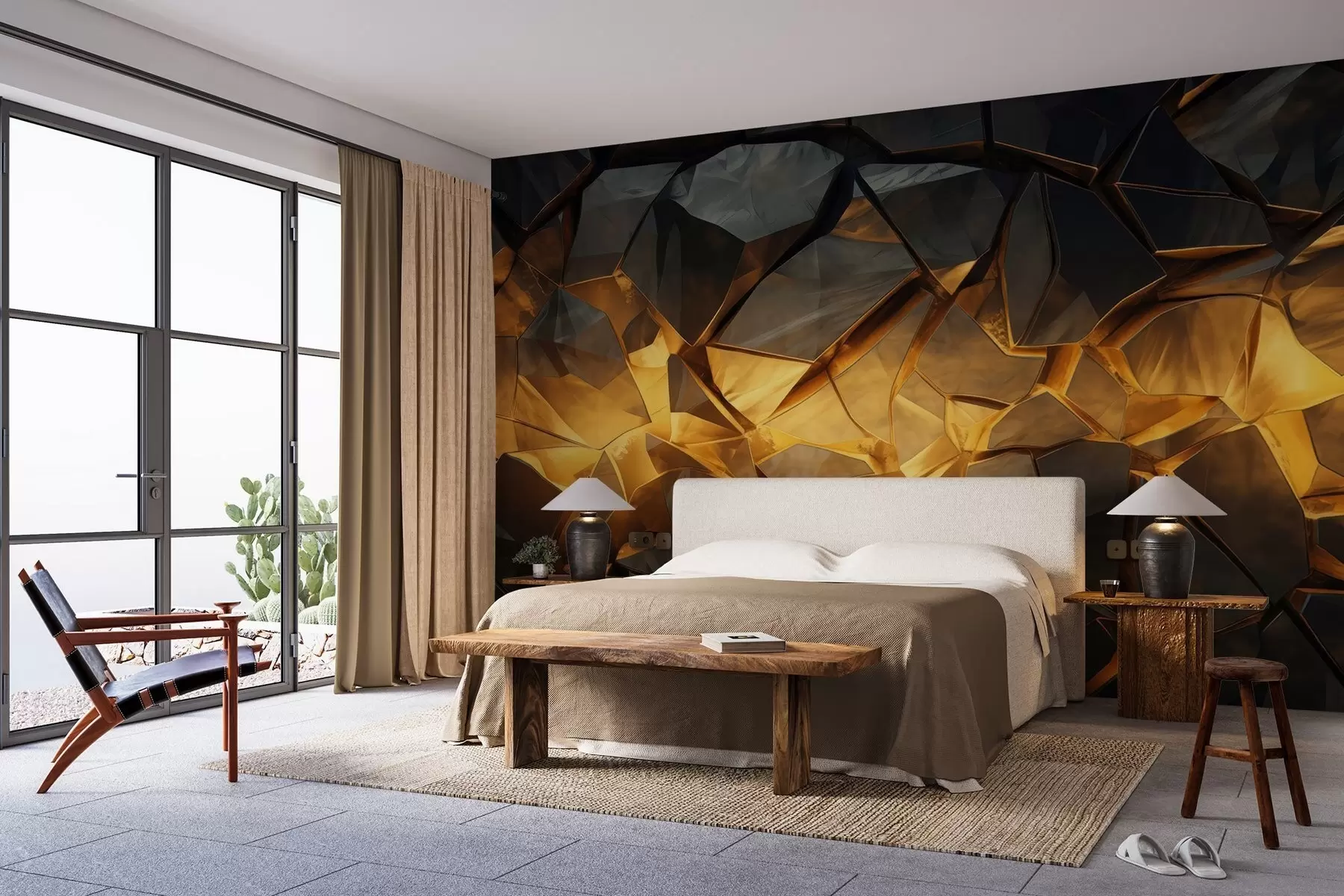 murales de pared Imitacione de piedra acuarela w05045