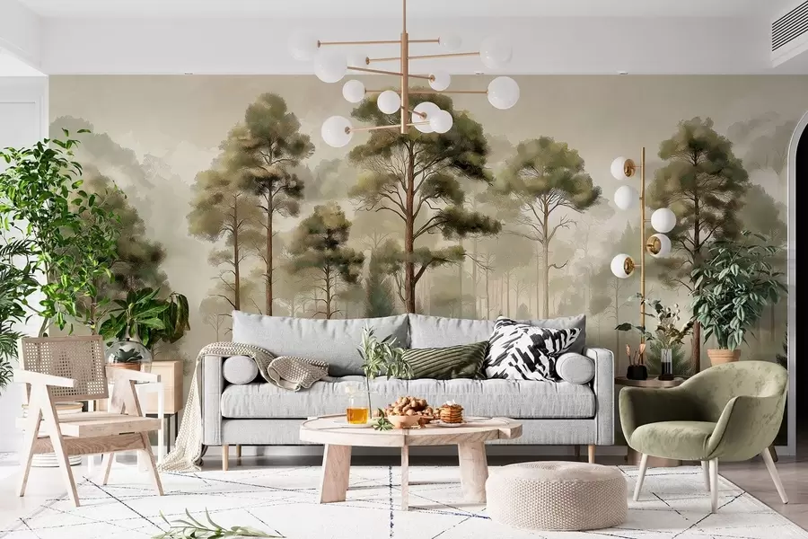 murales de pared Bosque caducifolio w05197