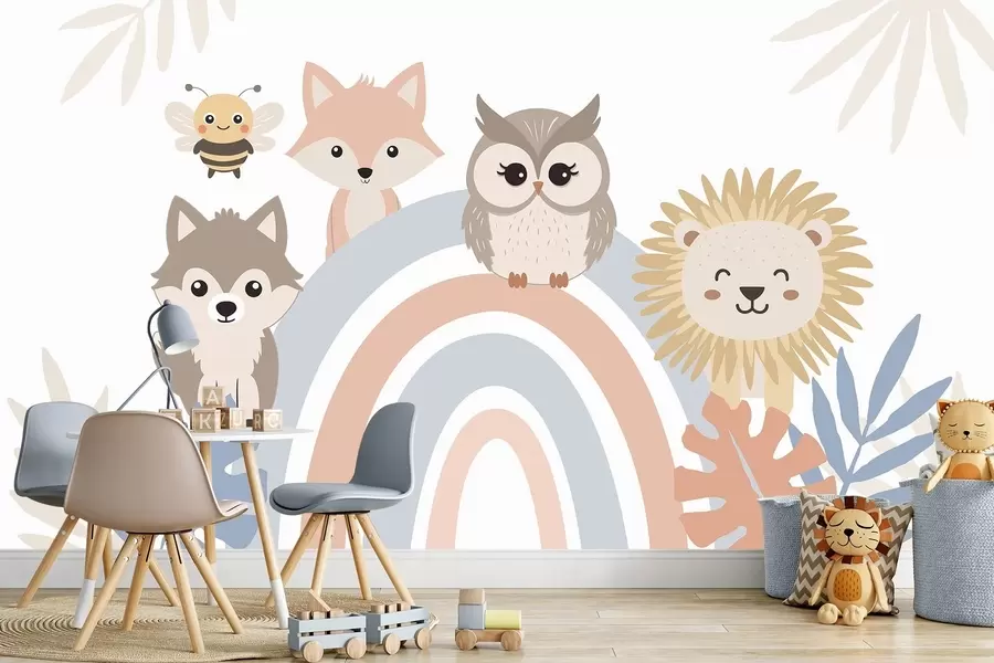 murales de pared Animales bonitos w05399v1