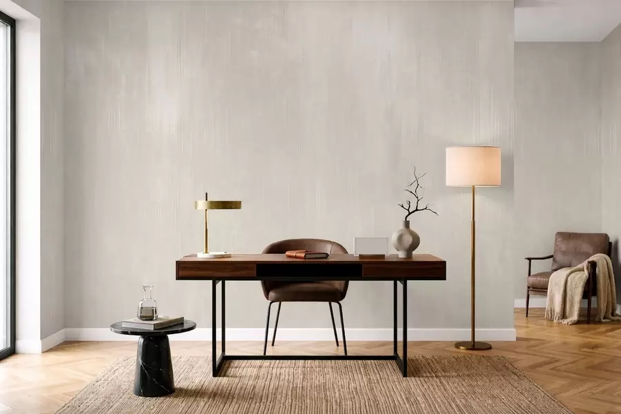murales de pared Fondo beige claro con una sutil textura vertical w05121