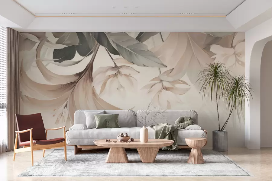 murales de pared Flores exóticas w05376
