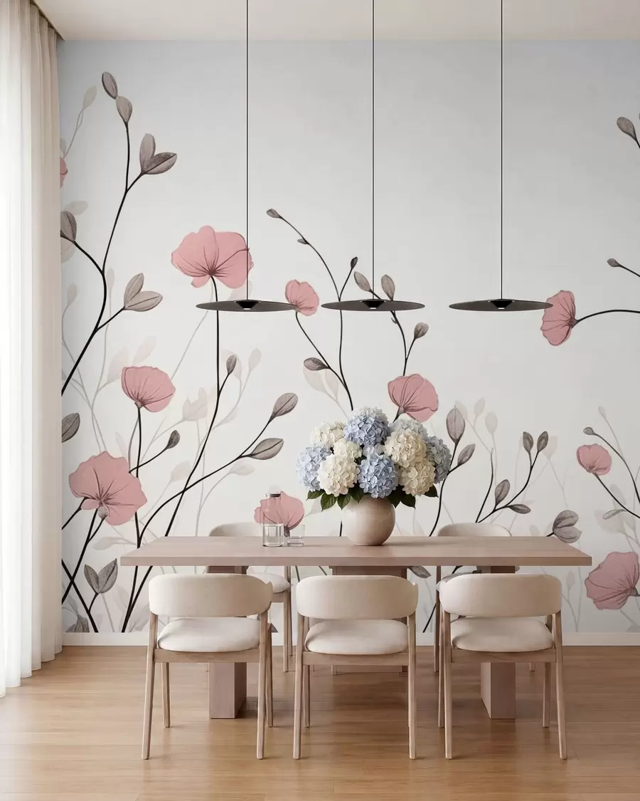 murales de pared Flores silvestres w05485