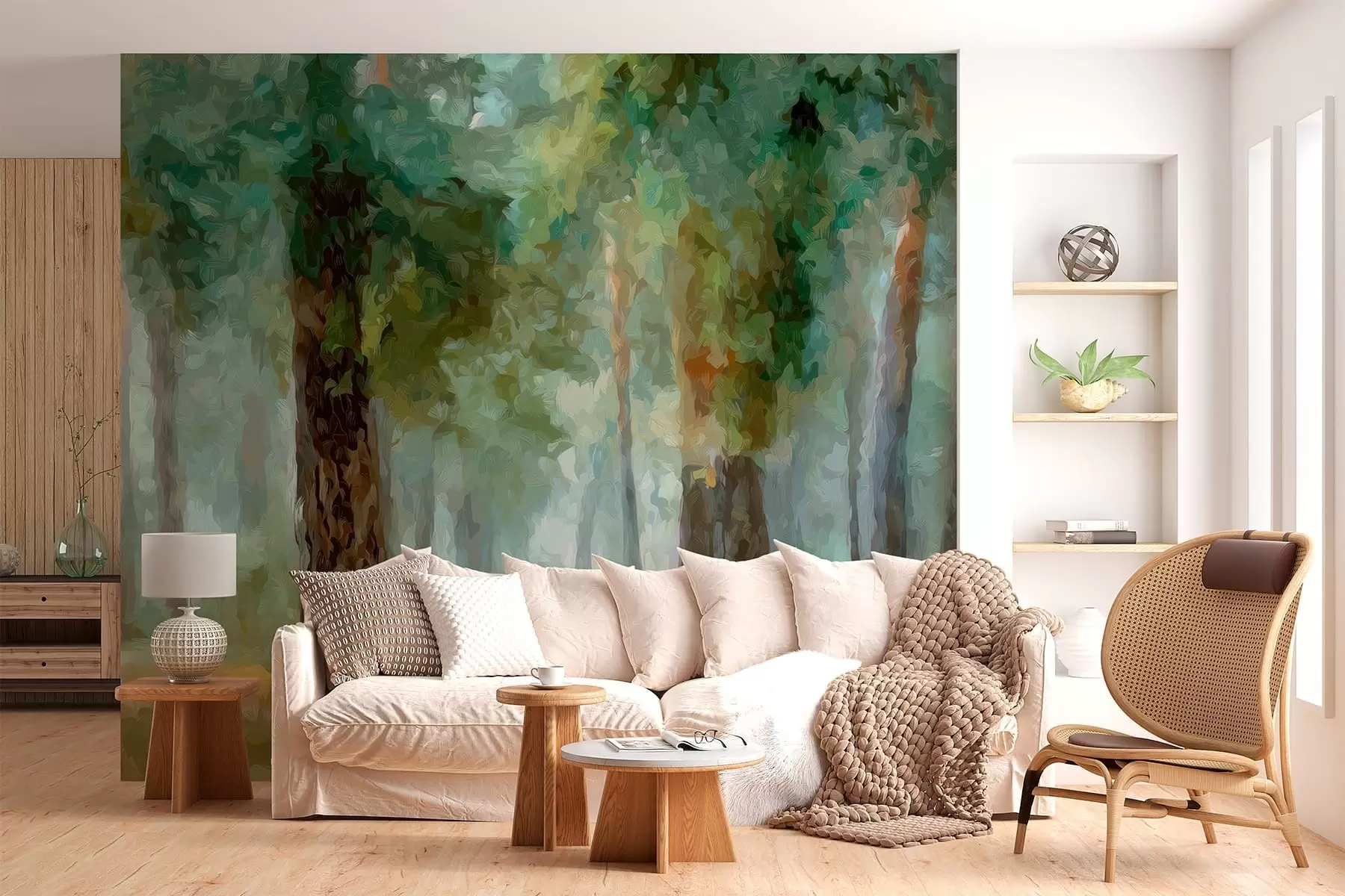 murales de pared Bosque caducifolio w05508