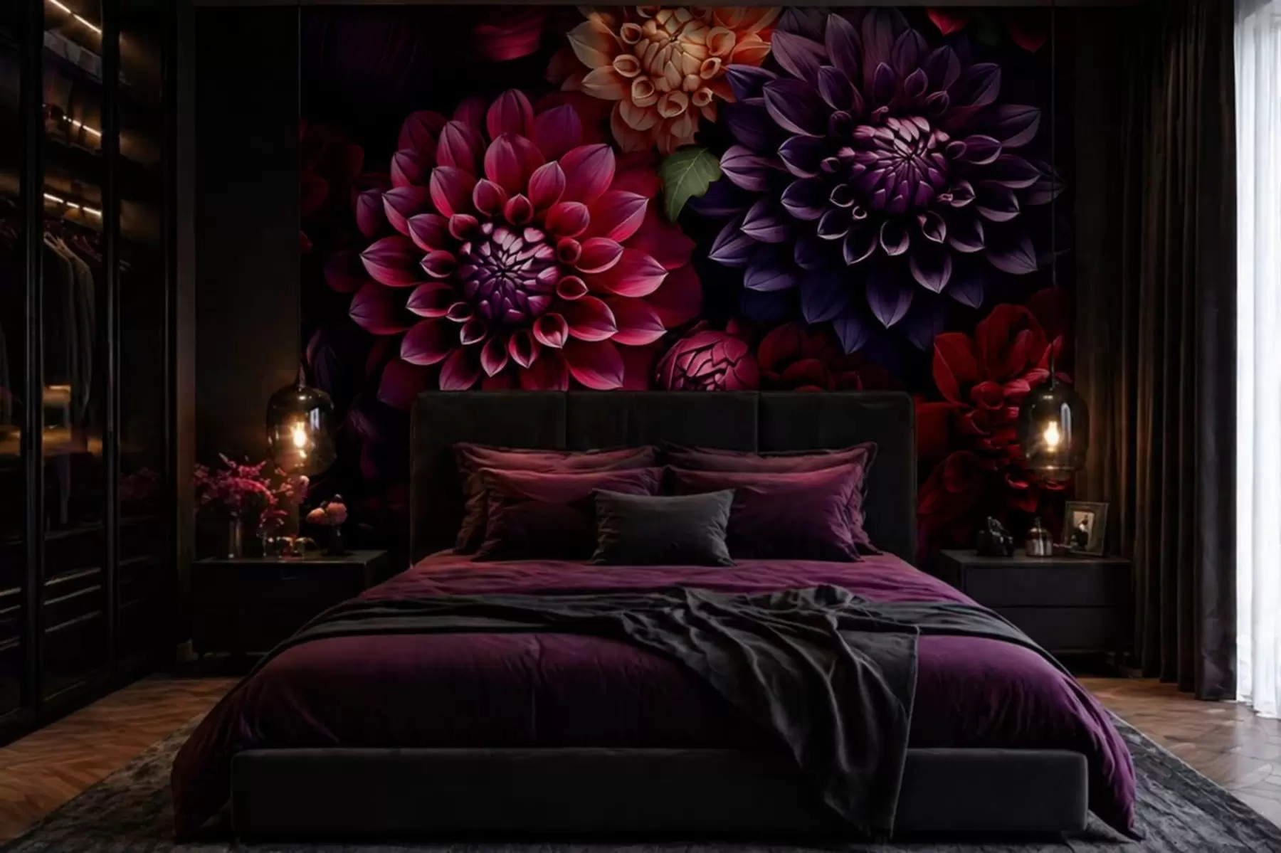 murales de pared Flores w05512