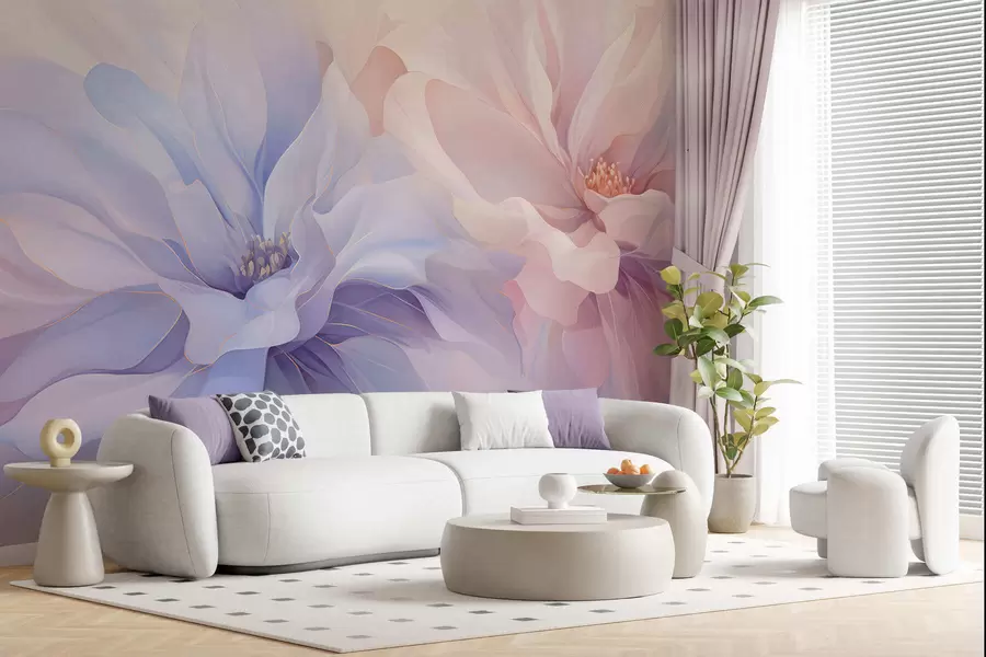 murales de pared Pétalos etéreos w05580