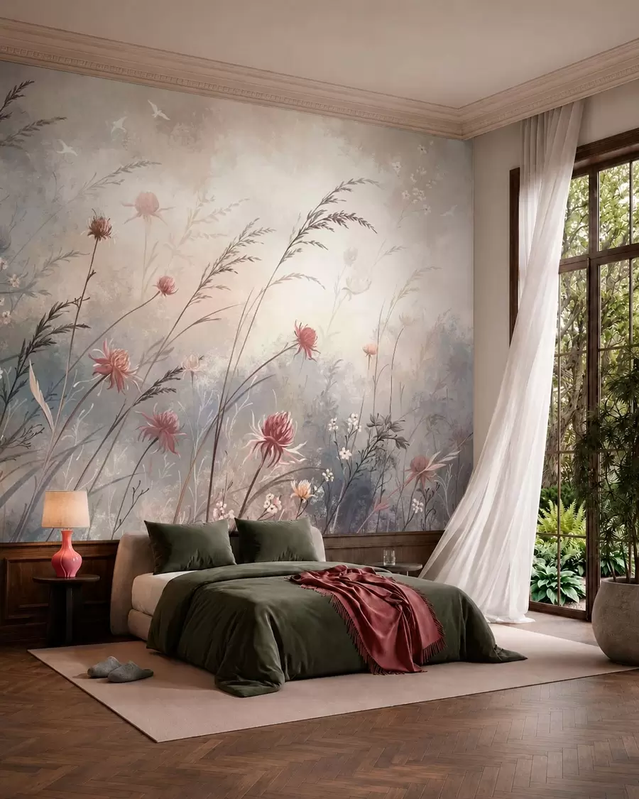 murales de pared Pradera en flor w05538