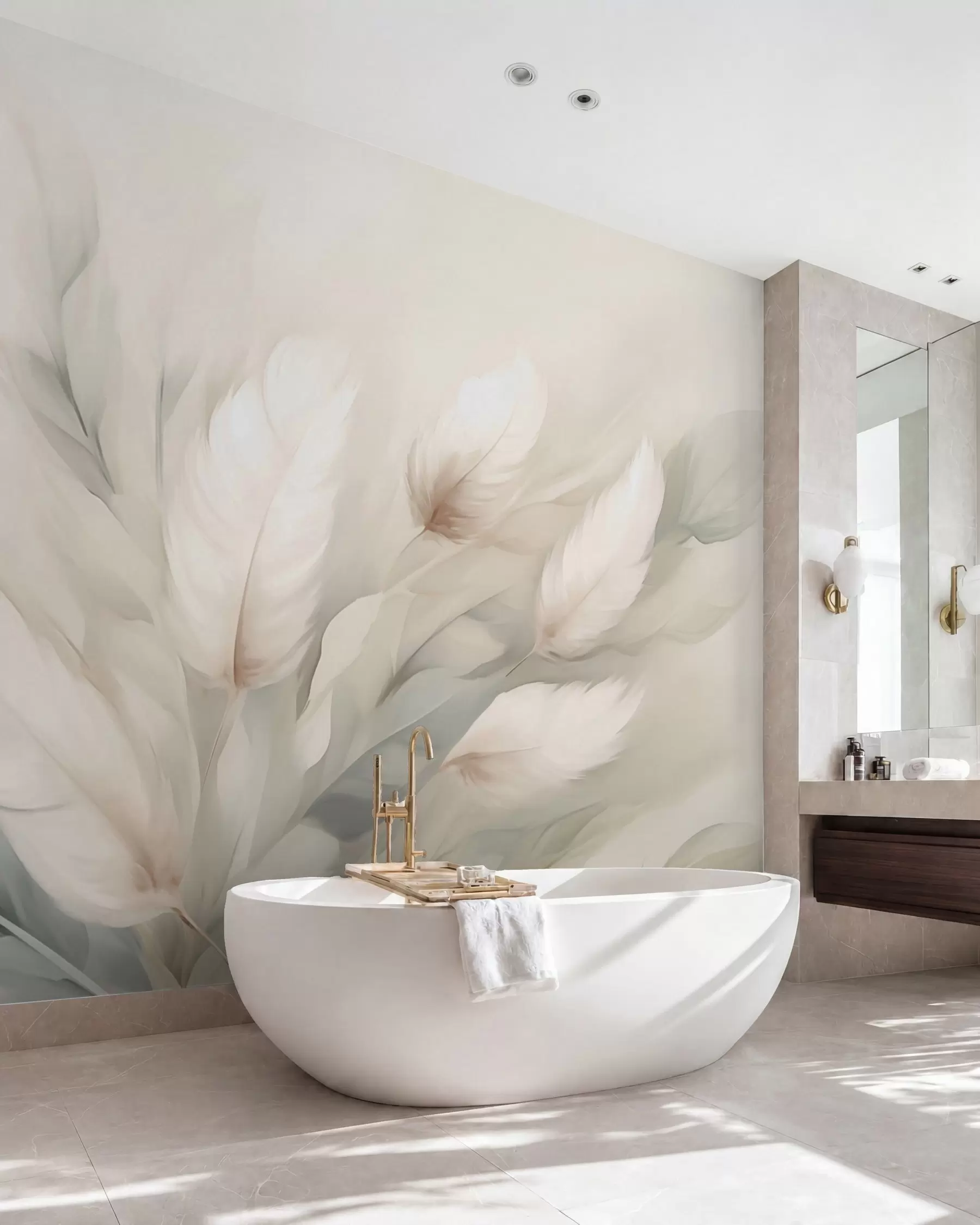 murales de pared Plumas abstractas w05662