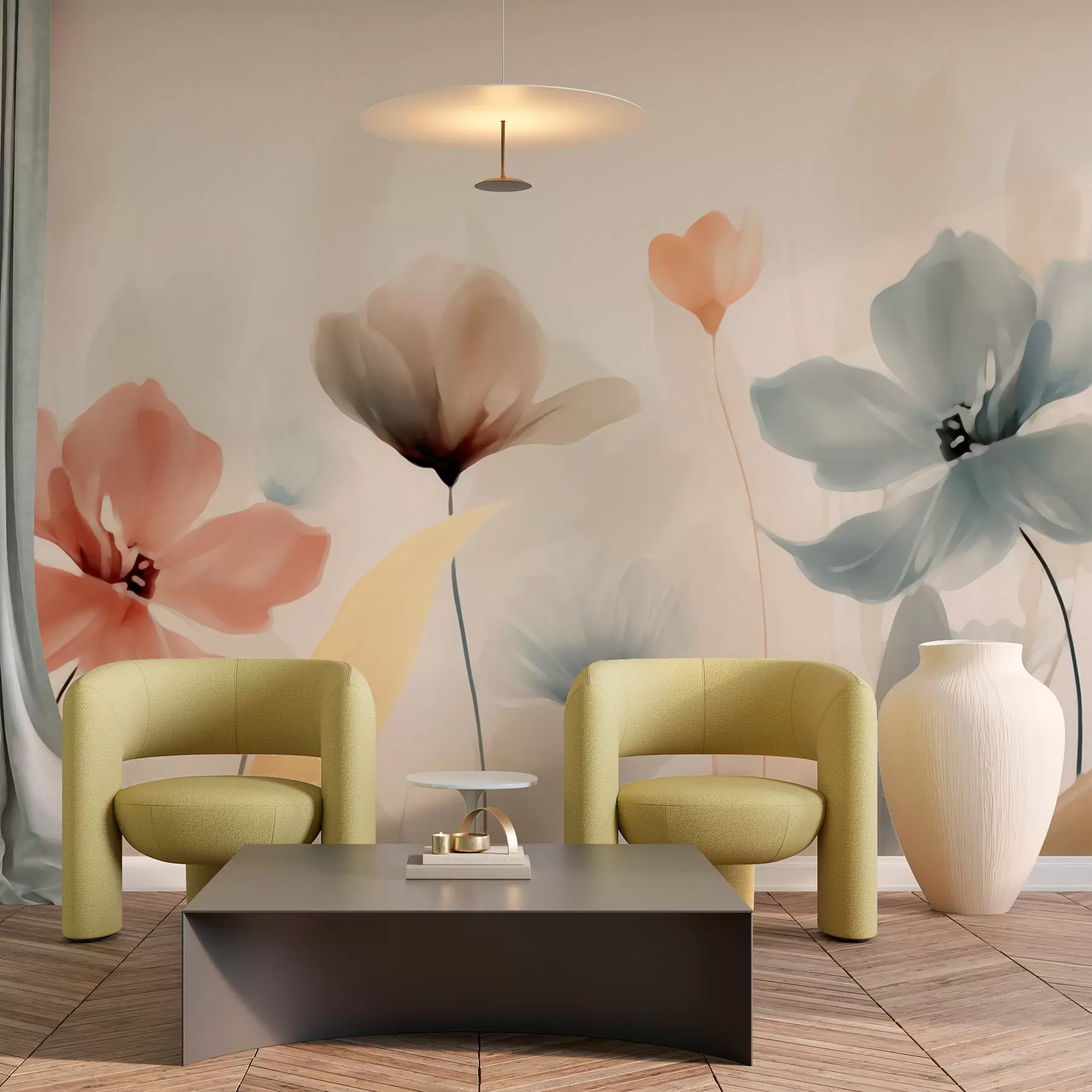 murales de pared Flores silvestres w05684