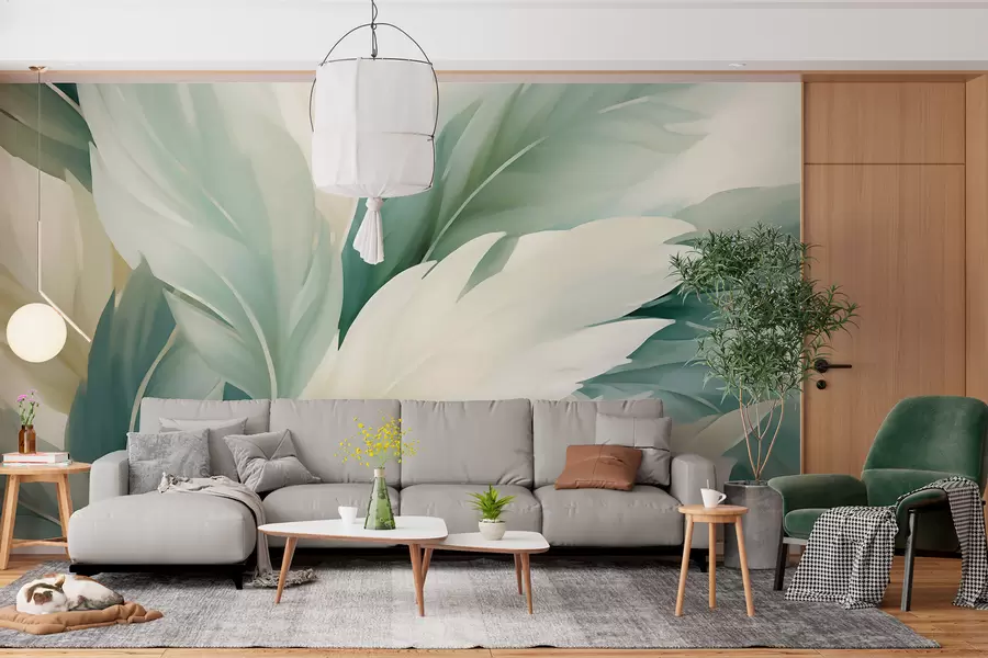 murales de pared Hojas puntiagudas w05744