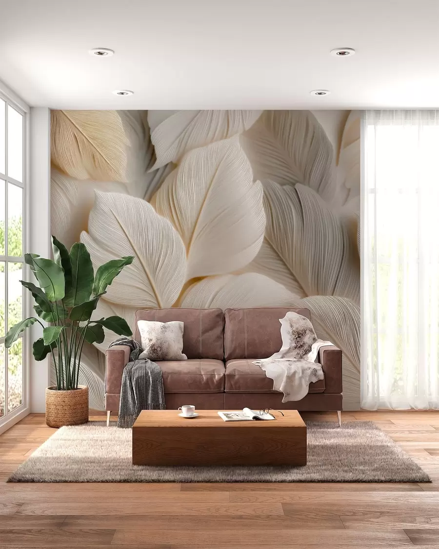 murales de pared Hojas puntiagudas w05747