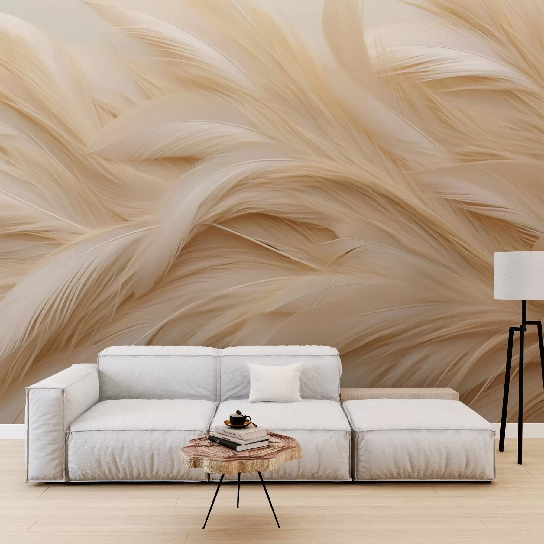murales de pared plumas delicadas w05718