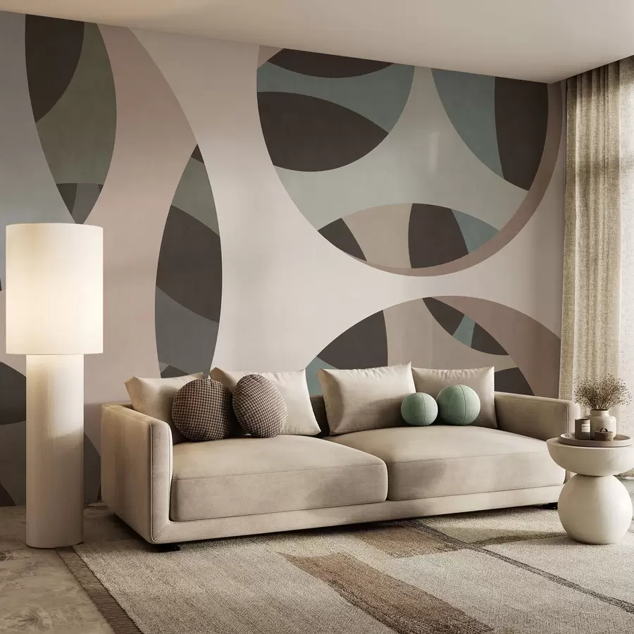murales de pared abstracción textural contemporánea en tonos beige y naturales w05751v1