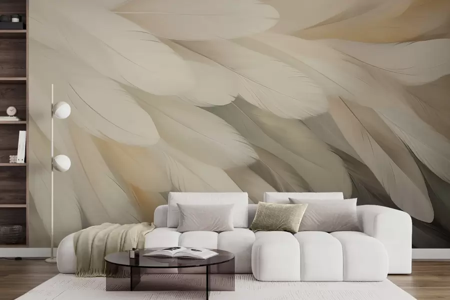 murales de pared Plumas w05791