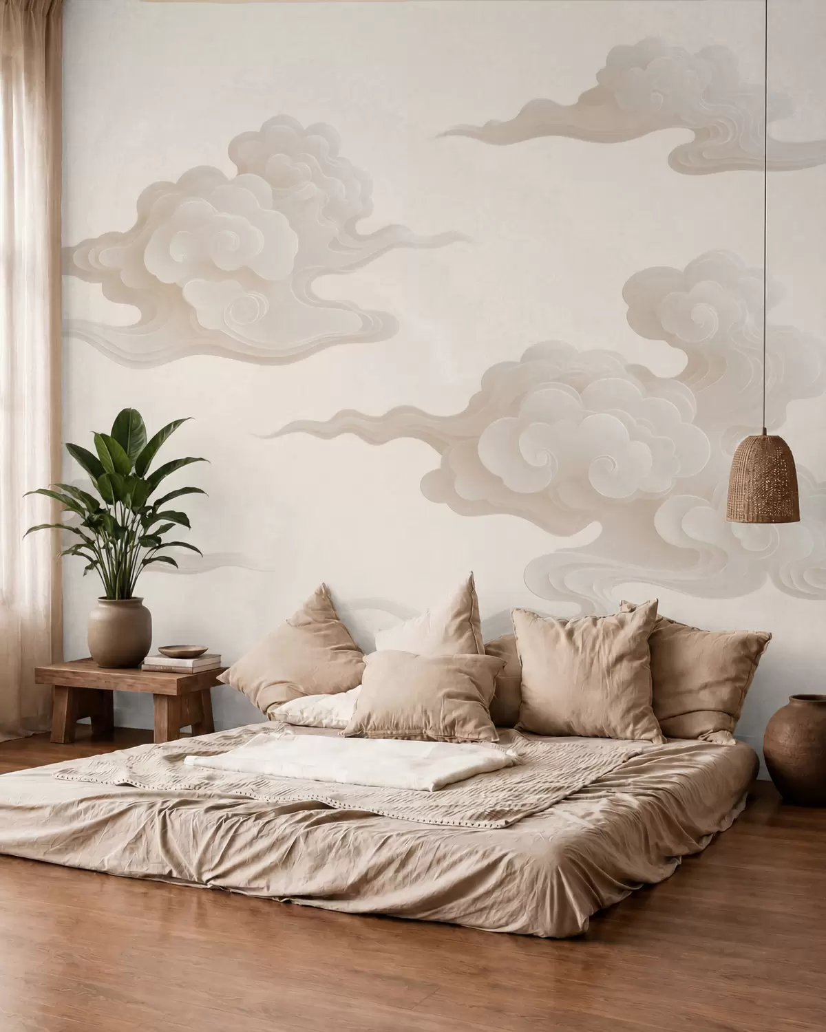 murales de pared Volutas de nubes w10036