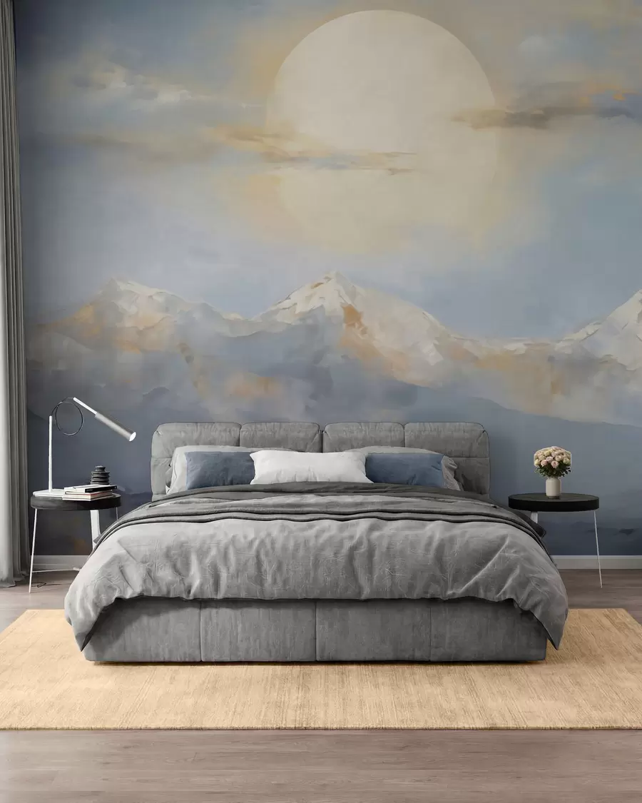 murales de pared Montañas al sol w05903