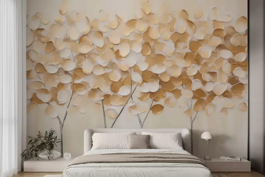 murales de pared Árboles estilizados, imitación de un cuadro w05942