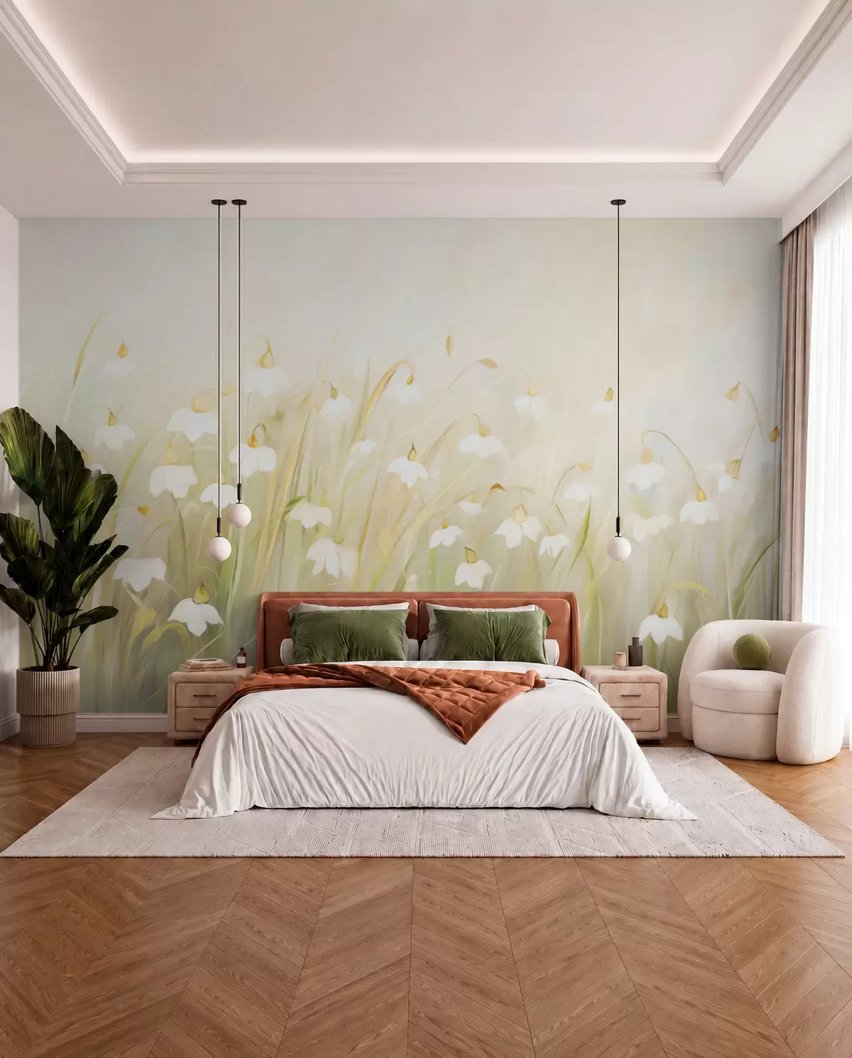 murales de pared Flores silvestres w05830