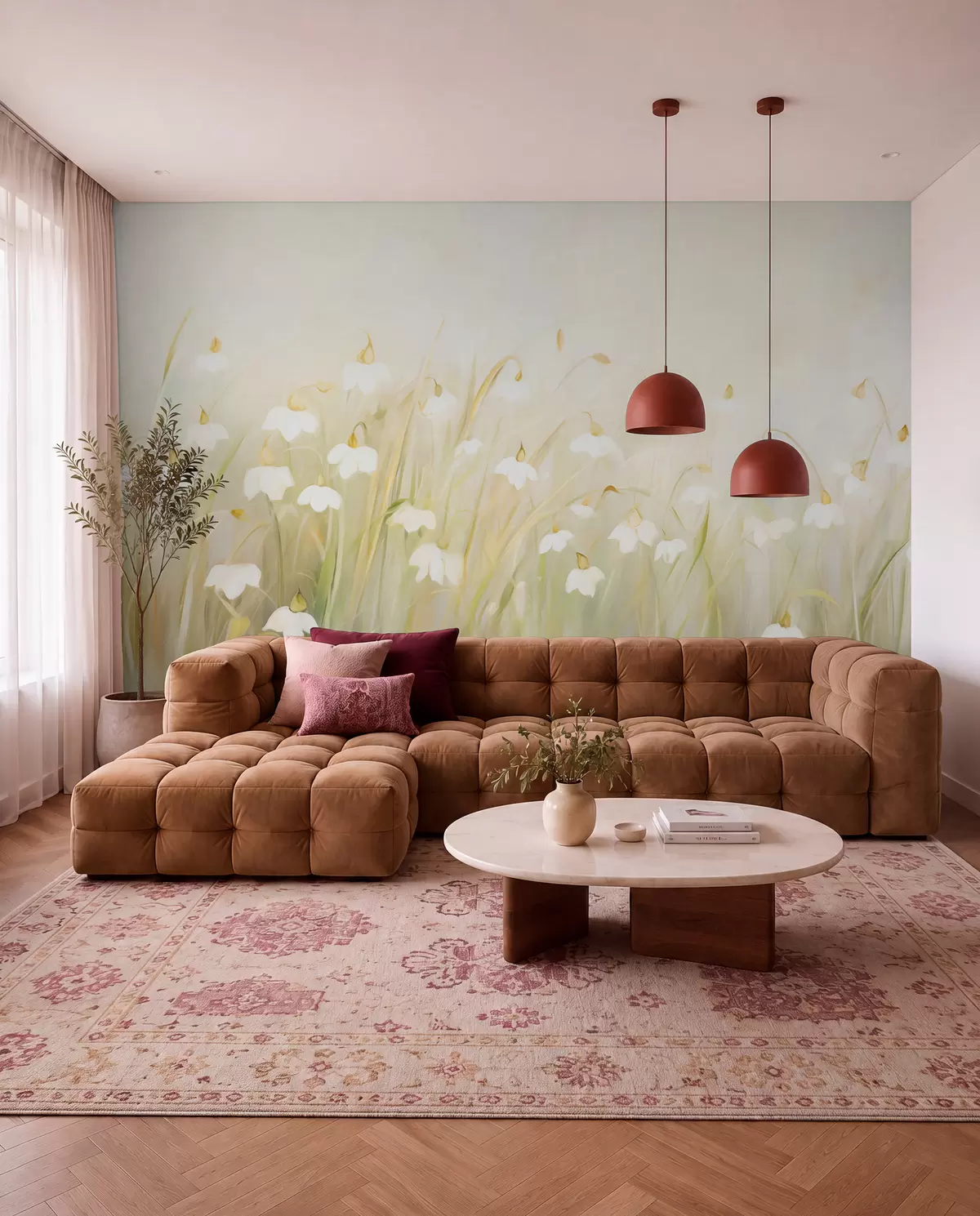 murales de pared Flores silvestres w05830