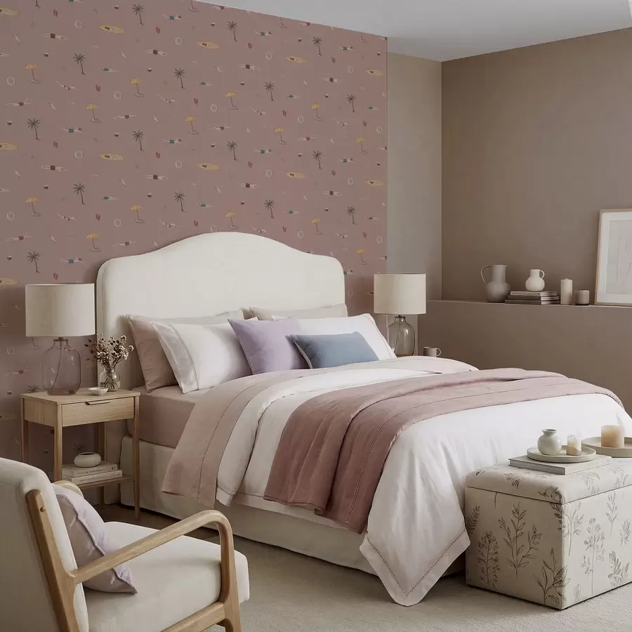 murales de pared Alegría de verano · Rosa a01276v2