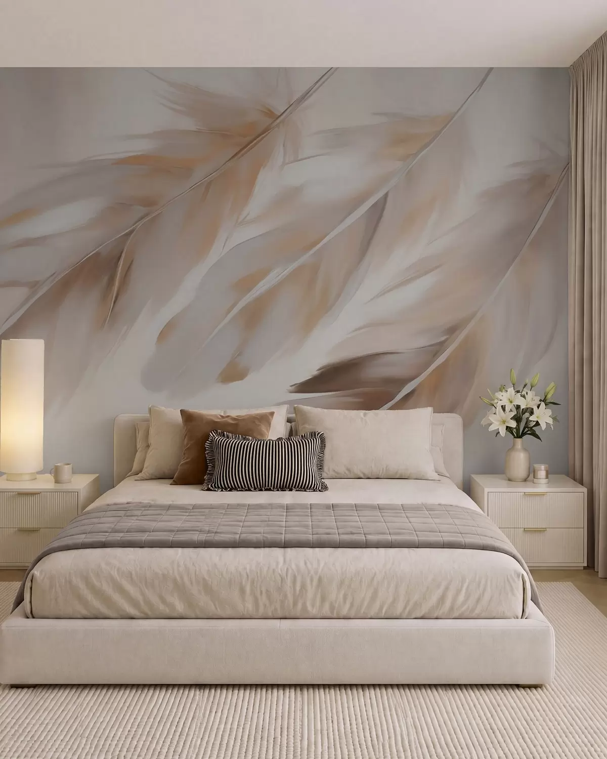 murales de pared Plumas abstractas w05991