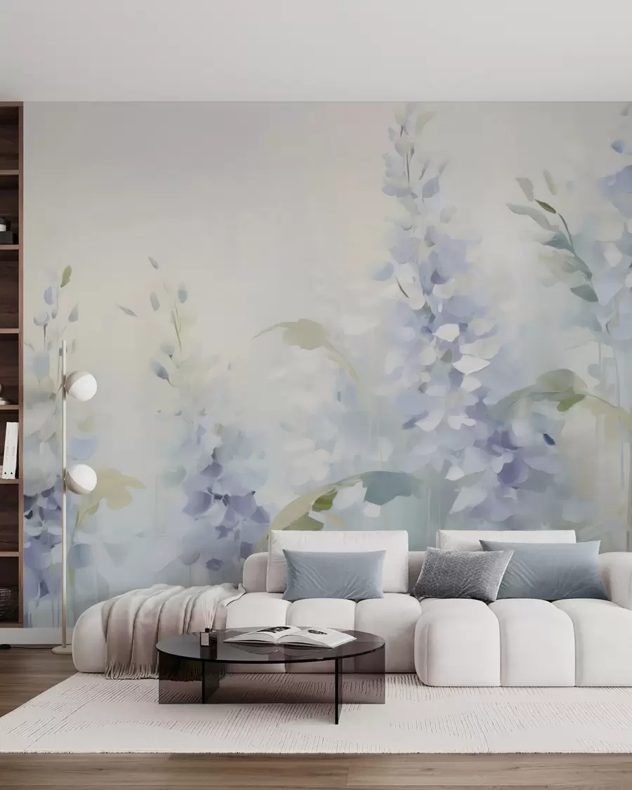 murales de pared flores abstractas w05995