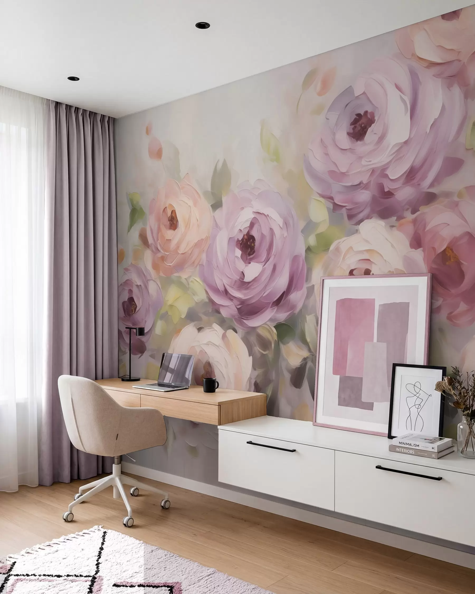 murales de pared Sueño de pétalos w05996