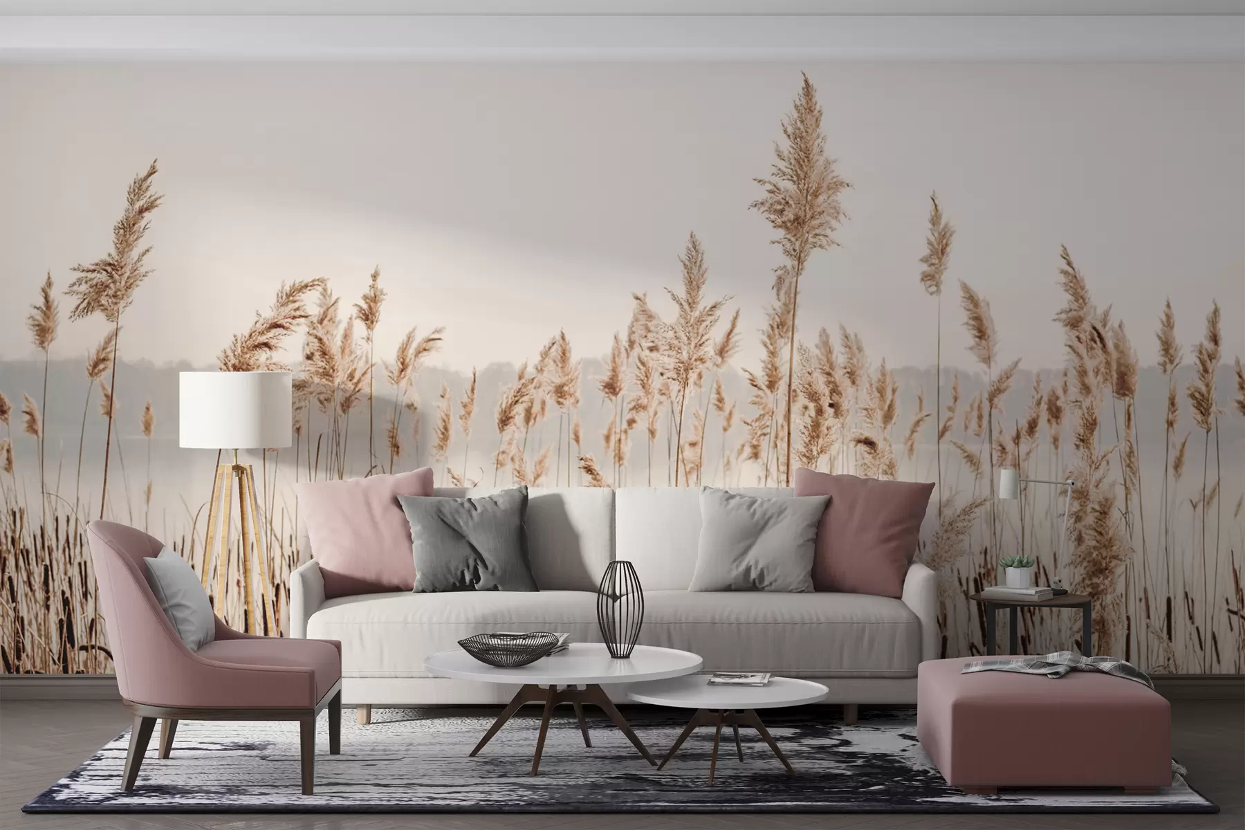 murales de pared Juncos y totora u44598