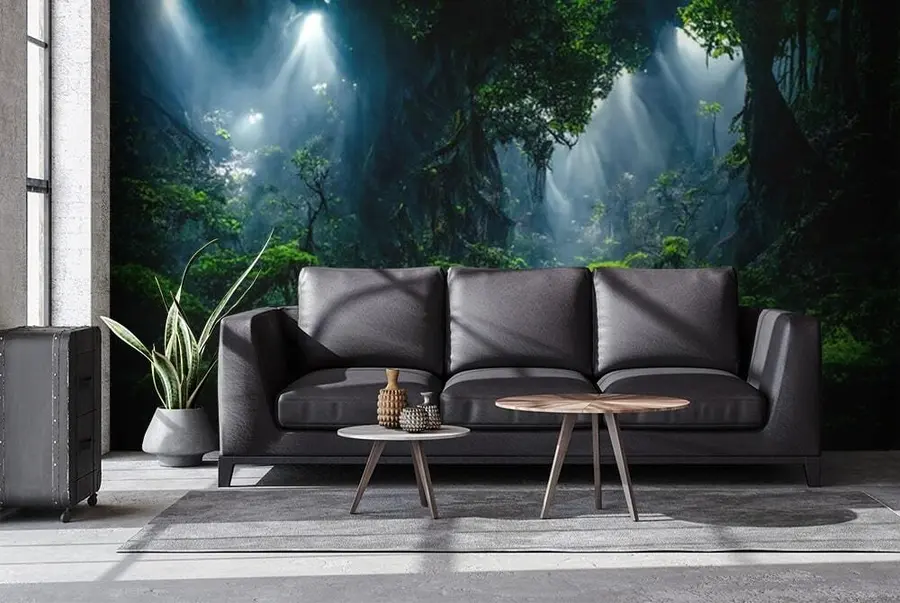 murales de pared Paisaje forestal natural u72430