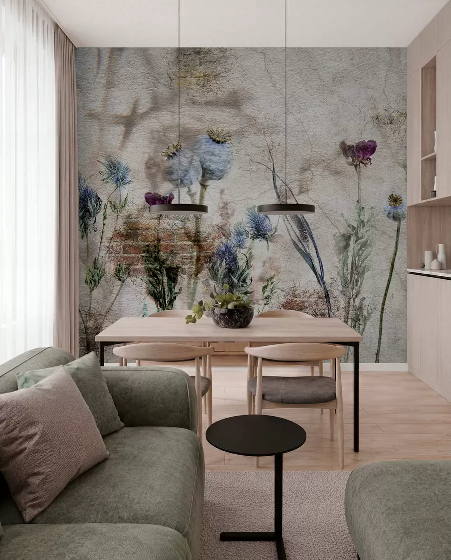 murales de pared Flores y hierbas u72771