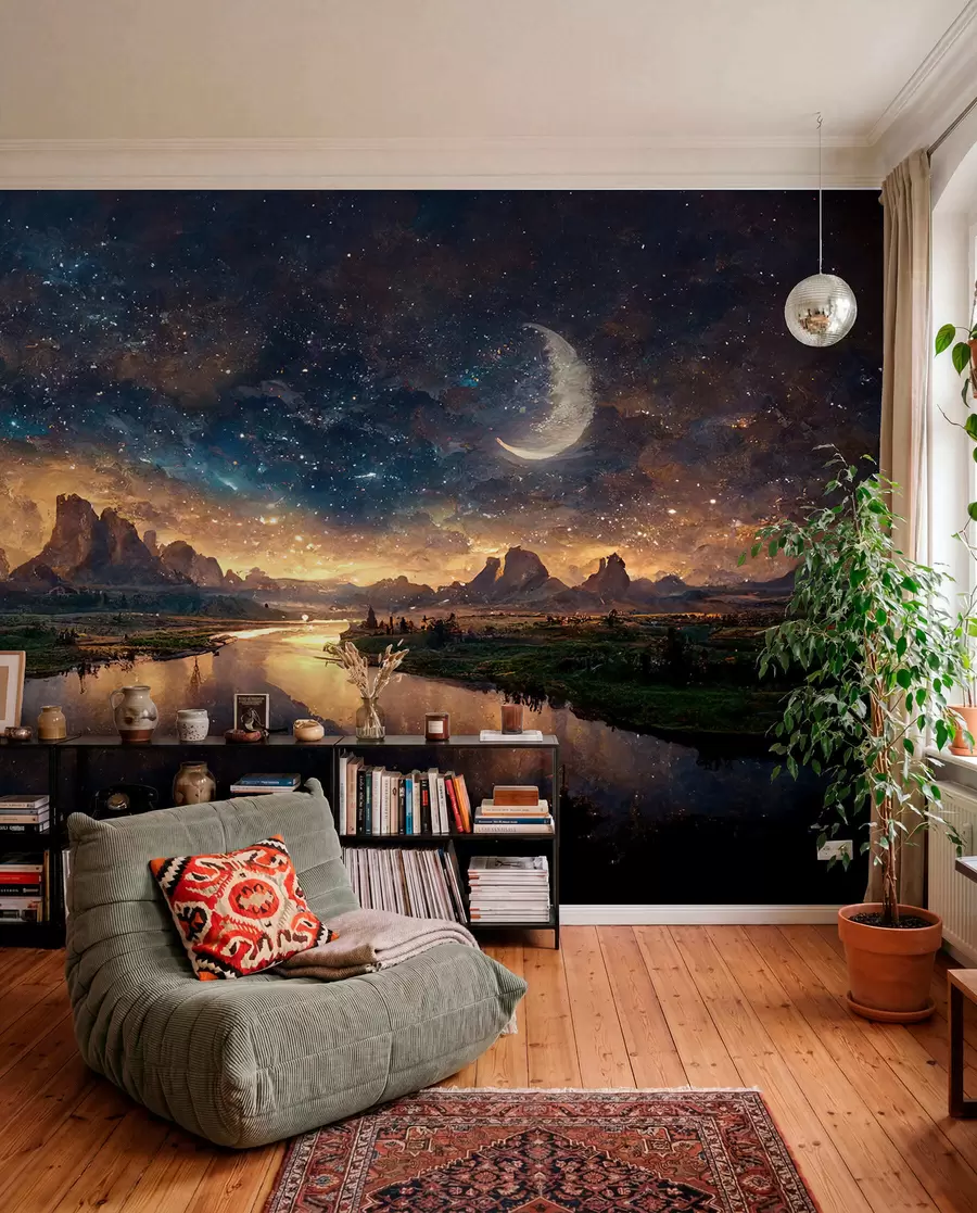 murales de pared Sueños bajo las estrellas u79812