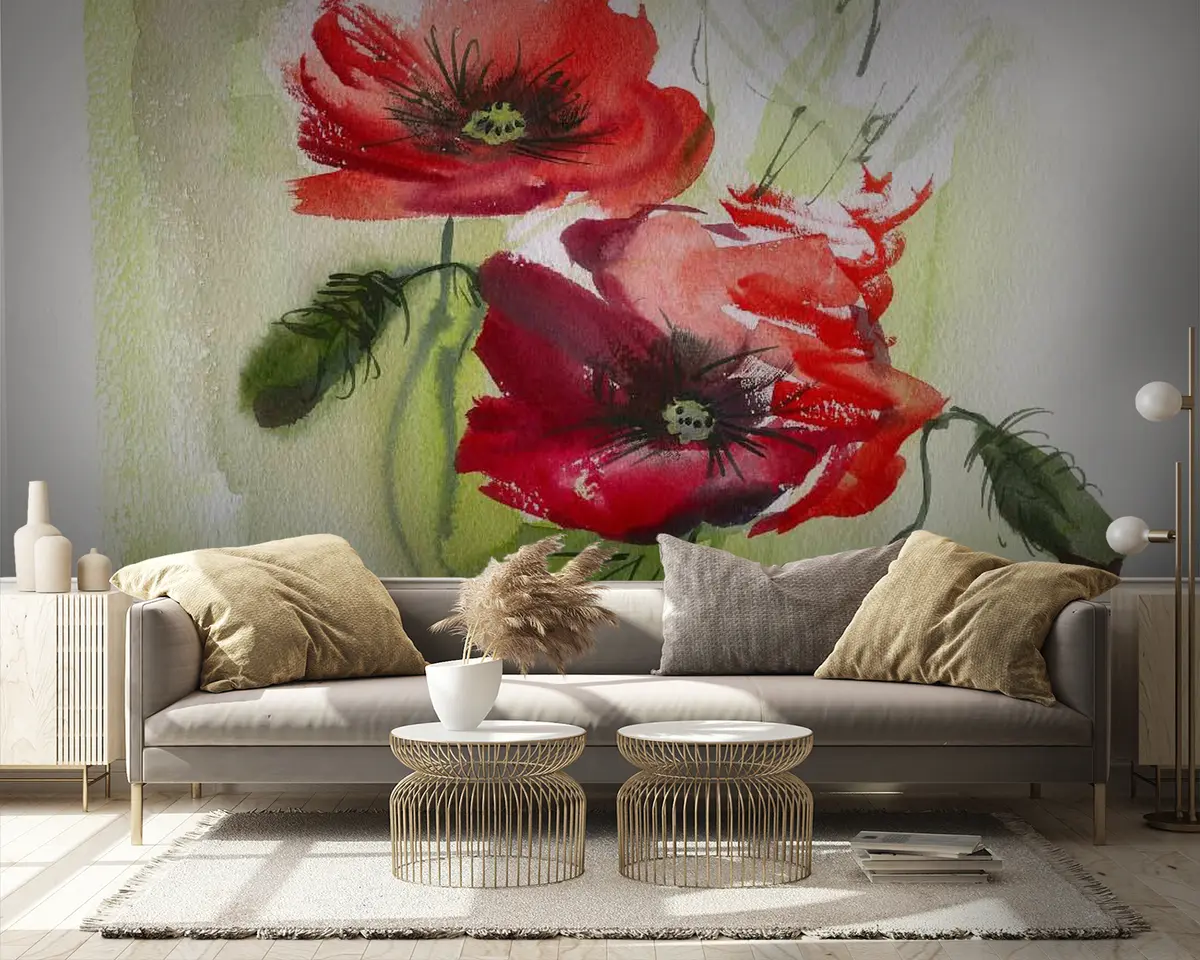 murales de pared Flor, planta y pétalo u53765