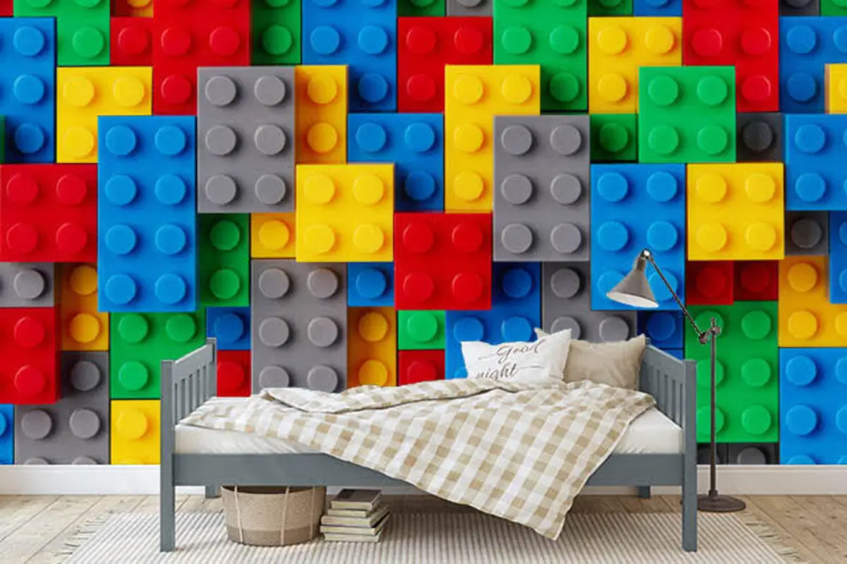 murales de pared "Bloques de colores" u93567