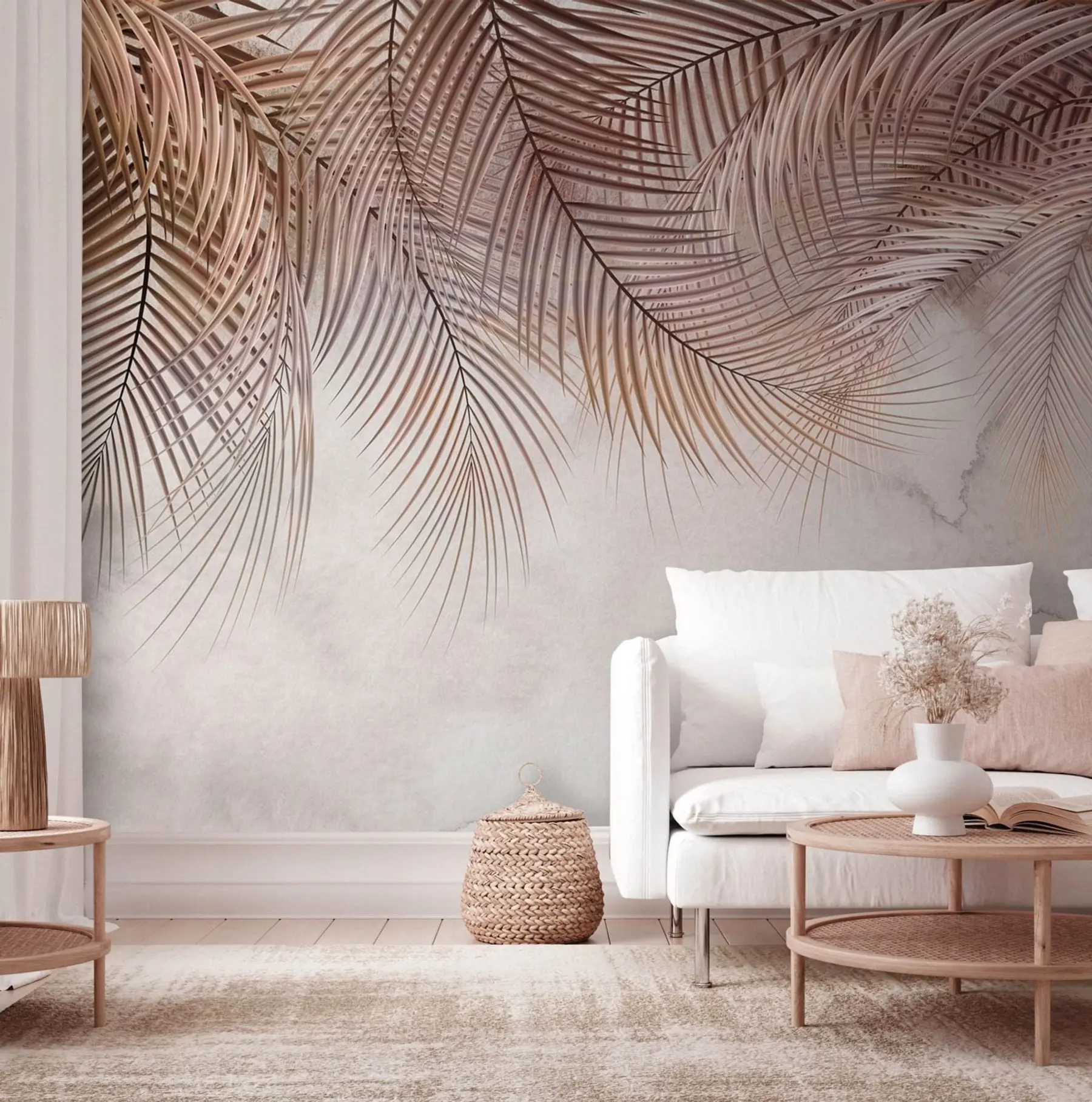 murales de pared Hojas tropicales en un bosque nebuloso u73826