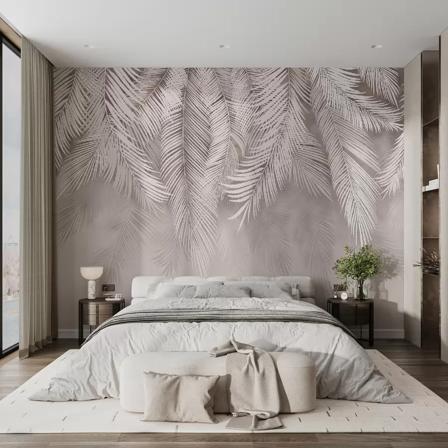 murales de pared delicadas hojas caídas u48556v5