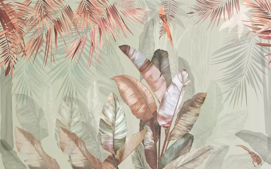 murales de pared trópicos y aves u50468v1