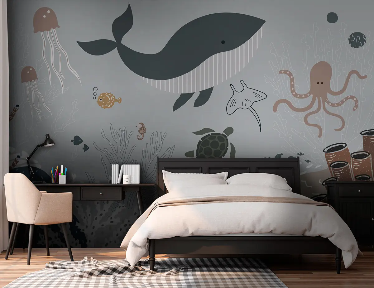 murales de pared Mundo submarino u93763