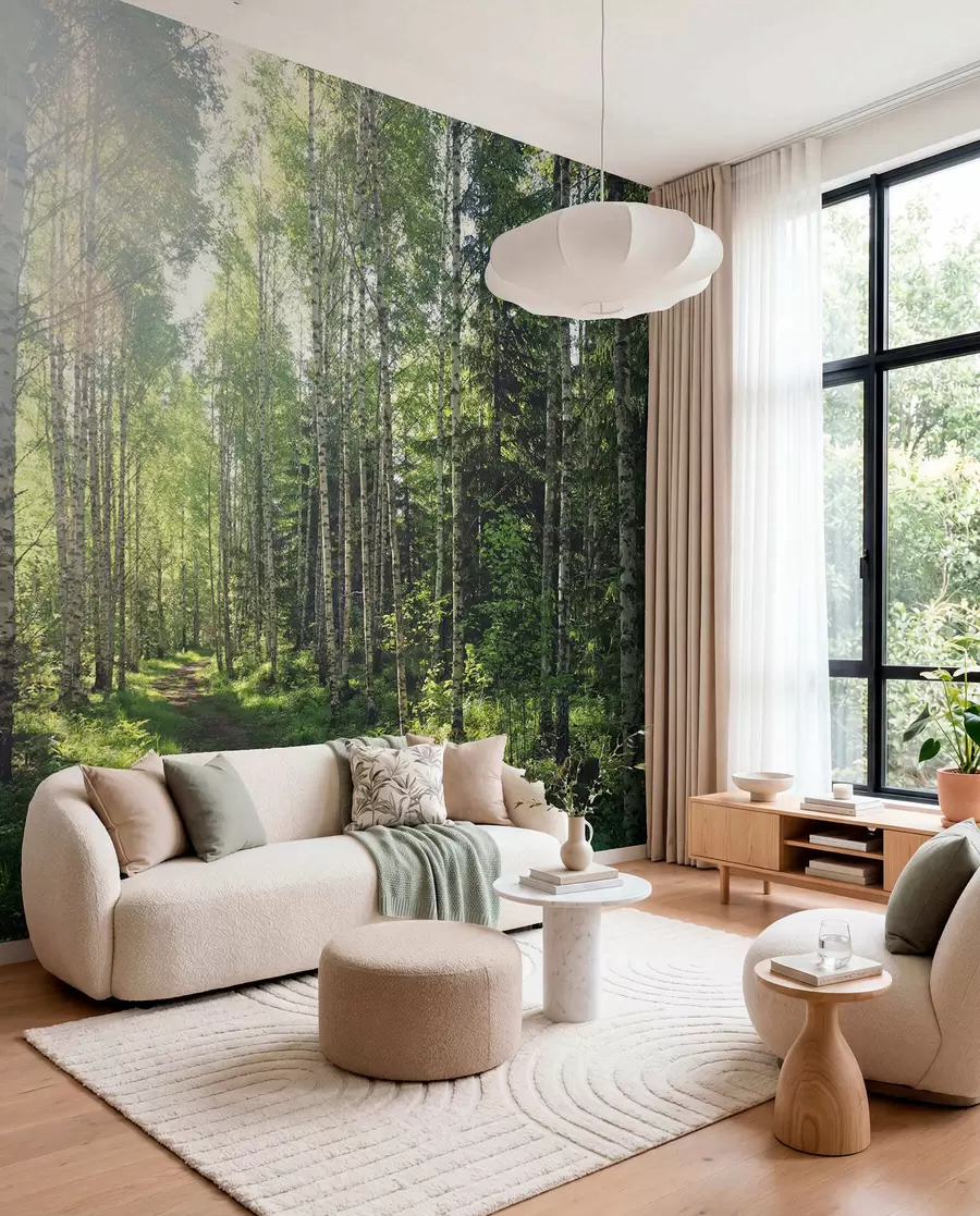 murales de pared Sunshine verde en Finlandia u74235
