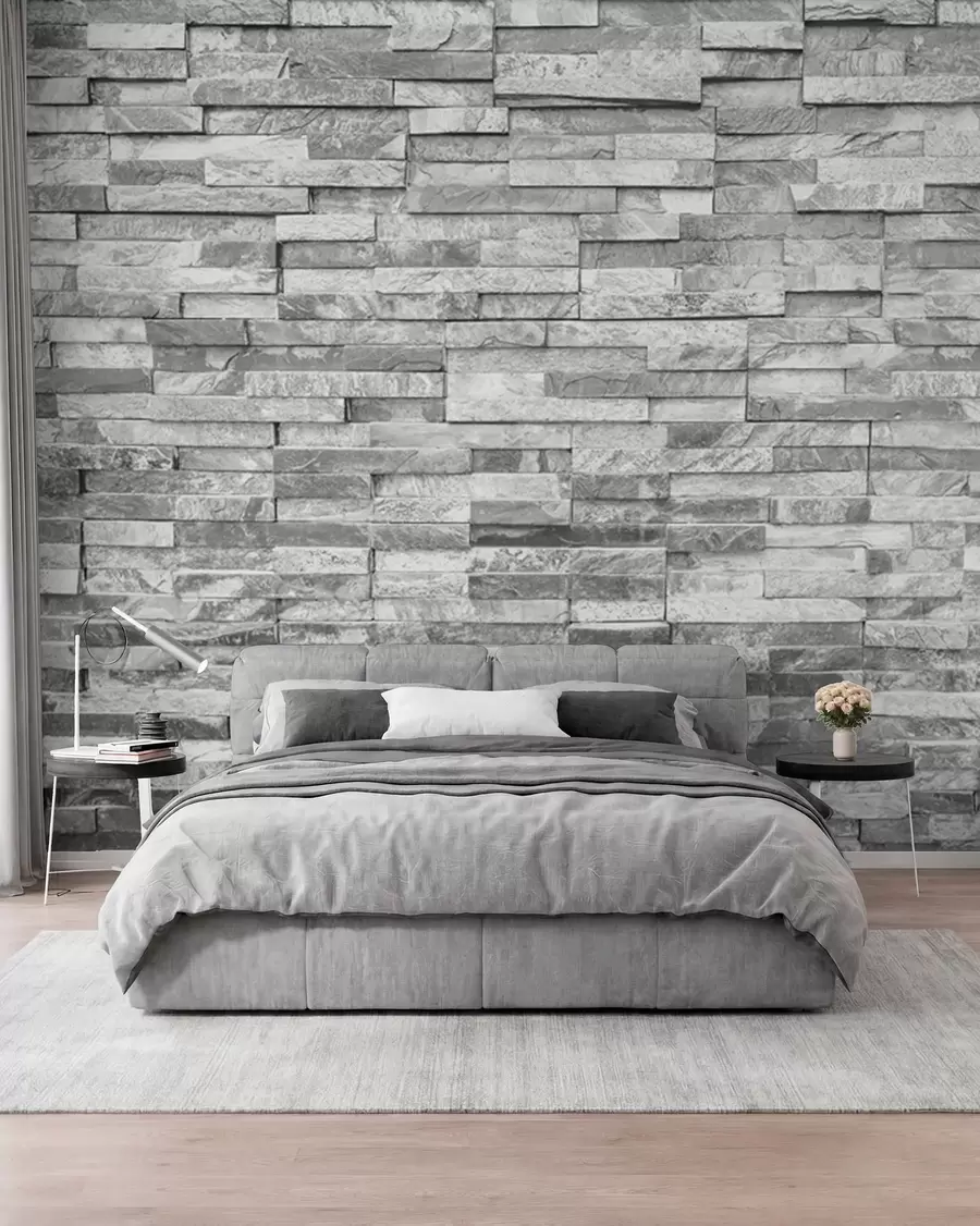murales de pared Gris de ladrillo u74255