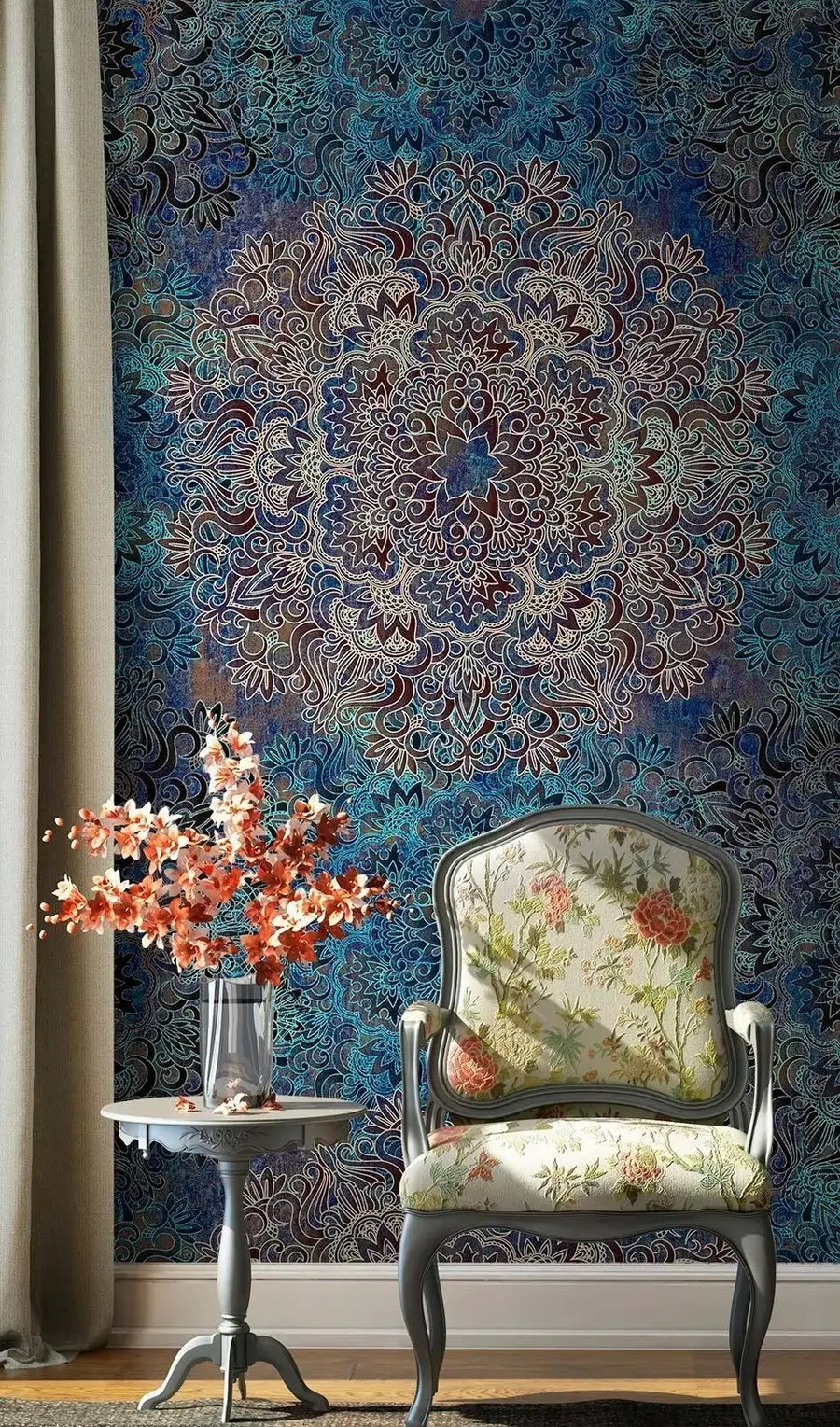 murales de pared Textil, arte y agua u59514