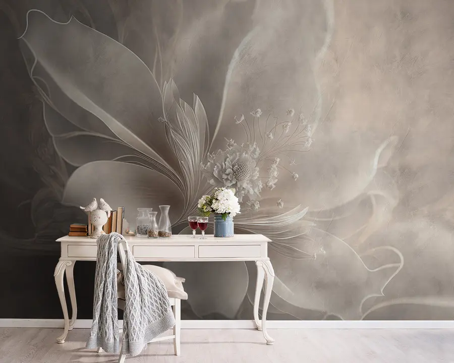 murales de pared Una flor muy delicada u93944