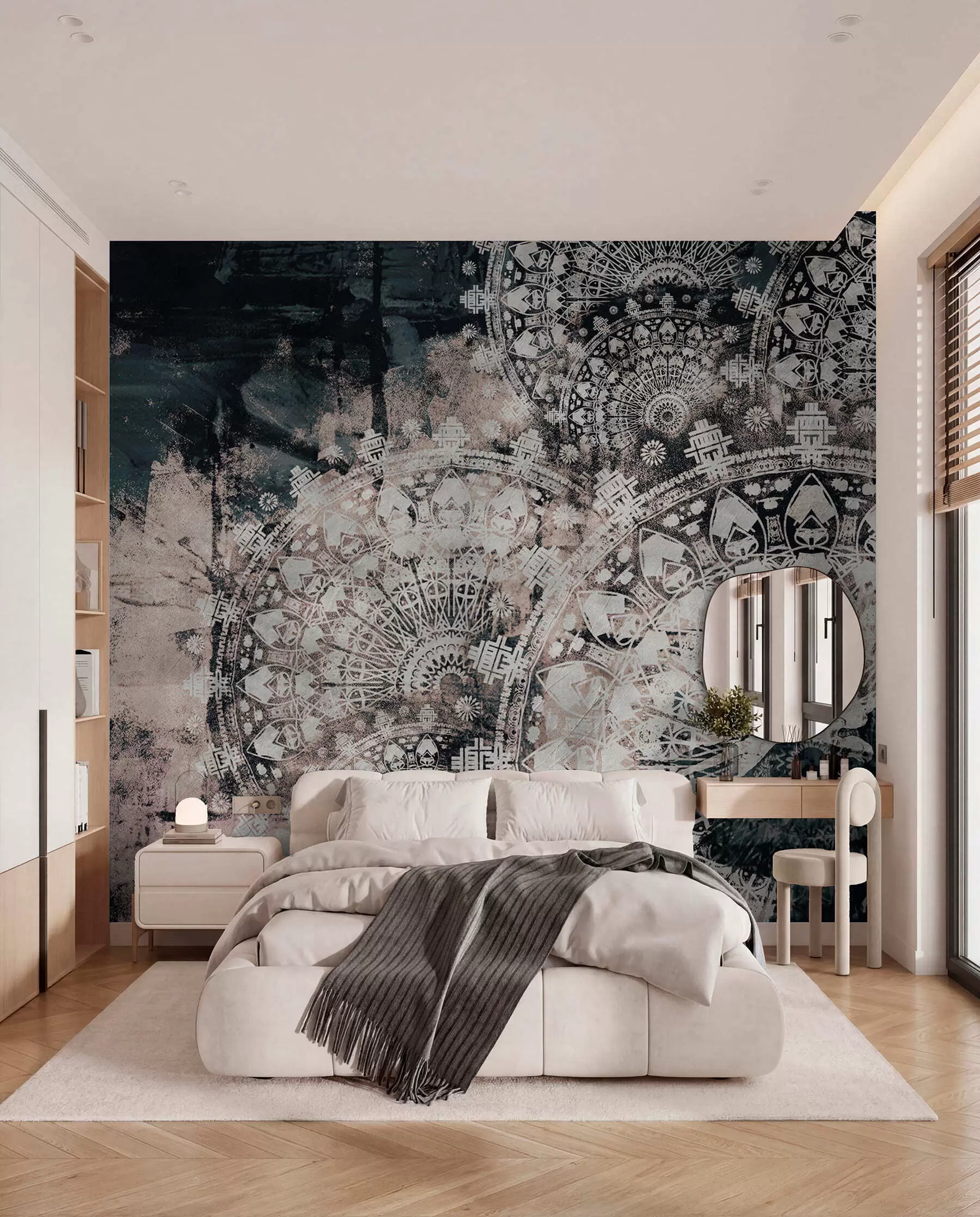 murales de pared Mandala con pátina u93958