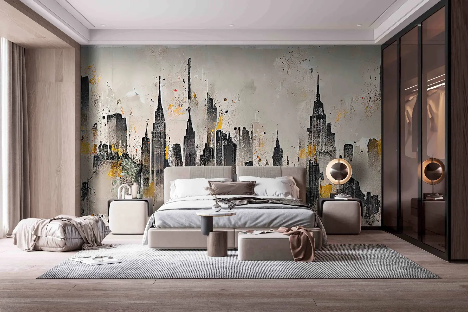 murales de pared ciudad grunge u75797