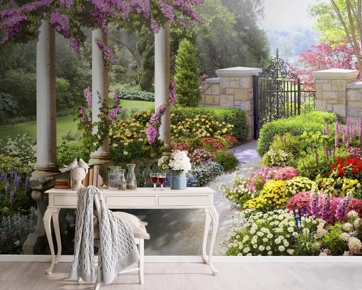 murales de pared Flor, planta y pétalo u03933