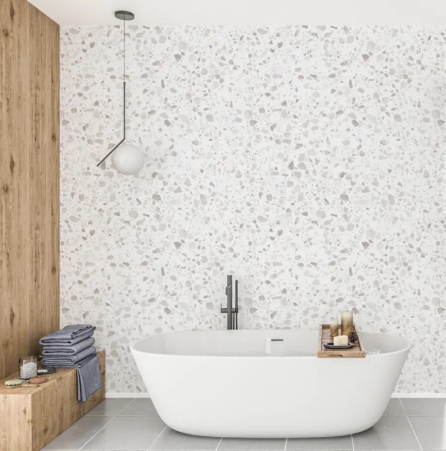 murales de pared Baldosas de terrazo, mosaico con piedras naturales, granito, mármol, cuarzo, hormigón u94304