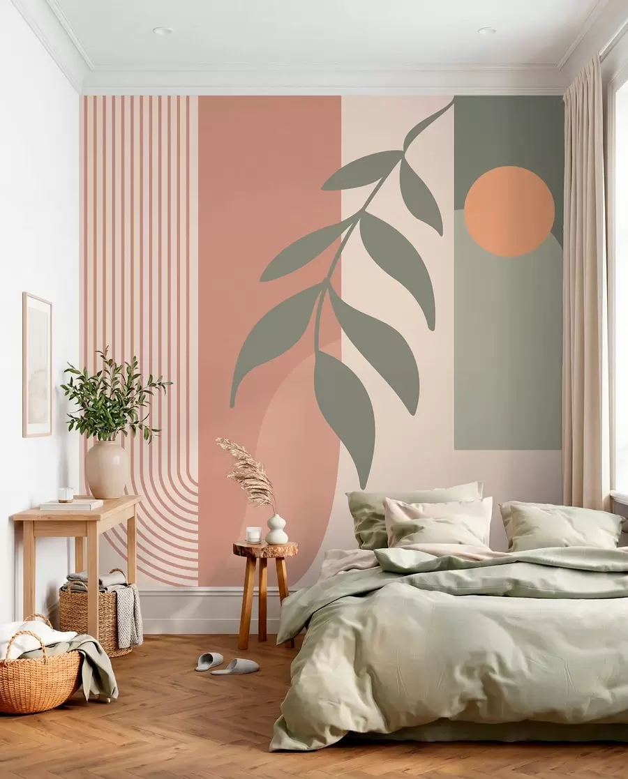 murales de pared Arcos y elementos decorativos en estilo boho u94153