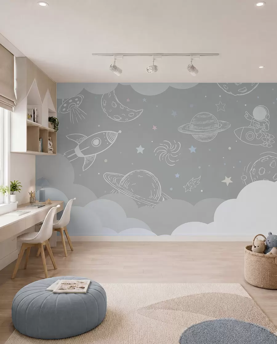 murales de pared cielo espacial u94636