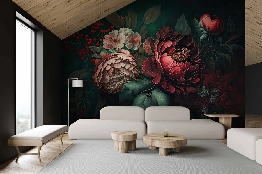 murales de pared jardín de la tarde u75412
