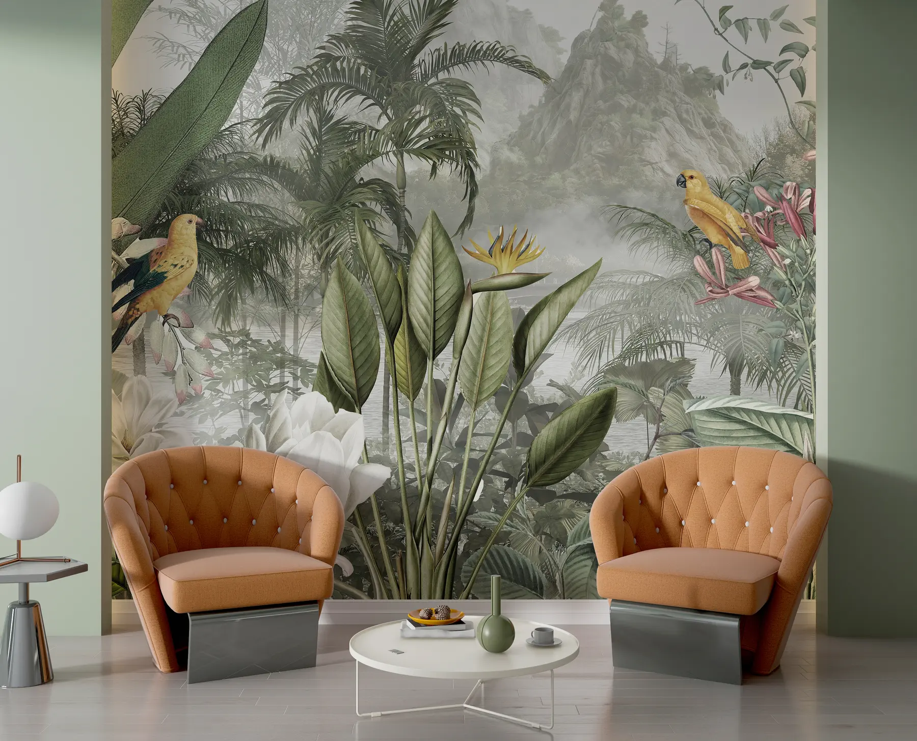 murales de pared selva tropical u95396