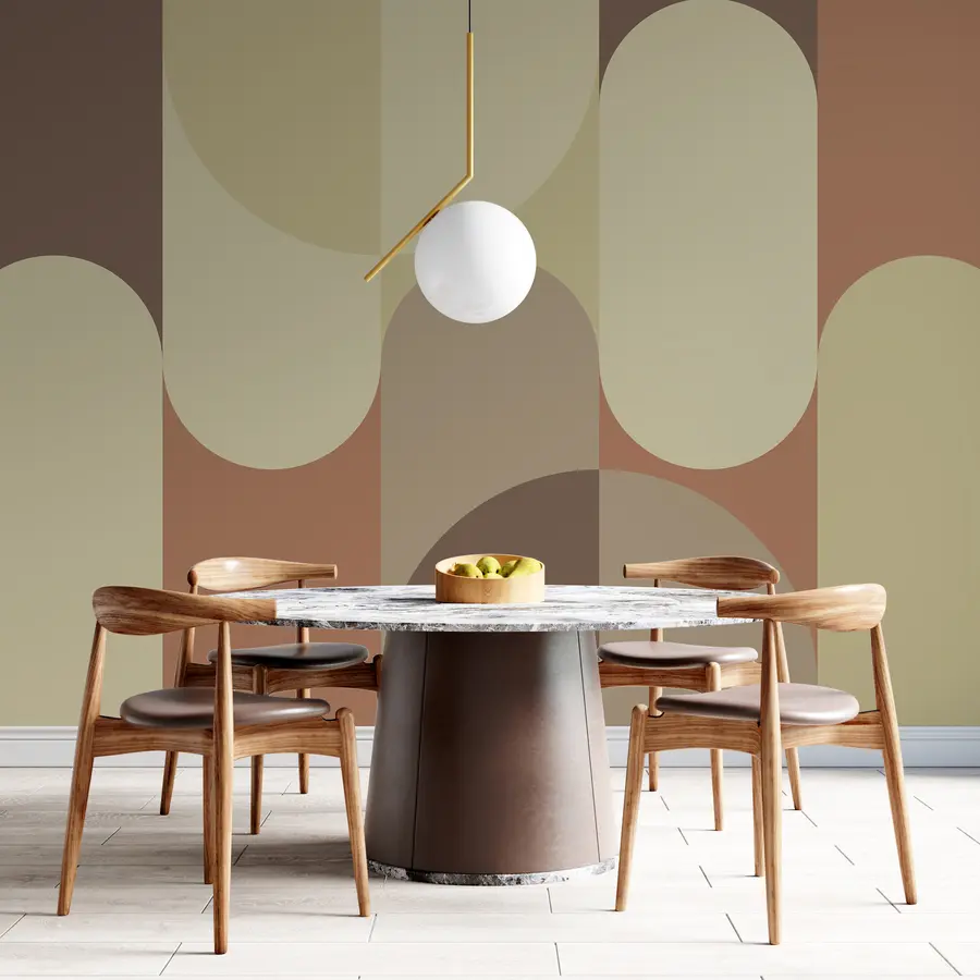 murales de pared Geometría Bauhaus u95870