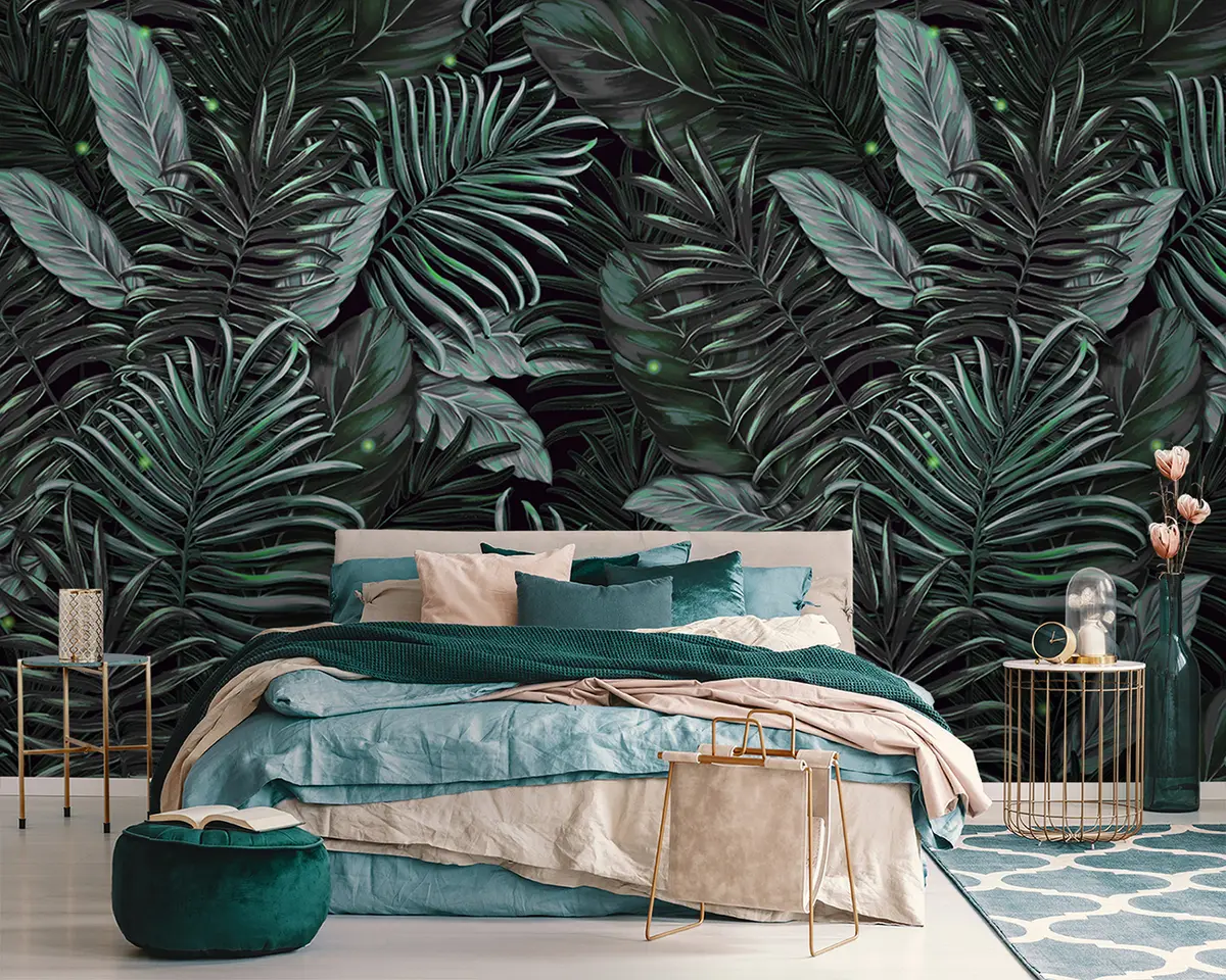 murales de pared Hojas u95936